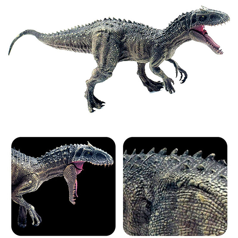 Indominus Rex mainan rahang bergerak, mainan tokoh dunia hewan dinosaurus hadiah mainan figur dinosaurus