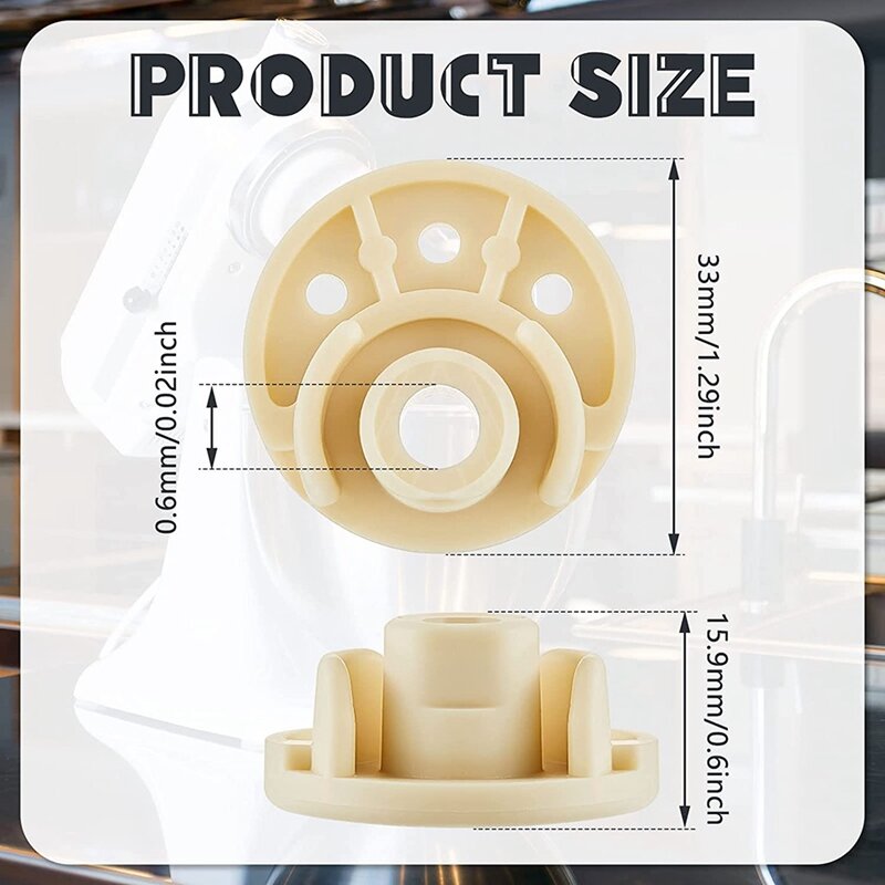 10Pcs Mixer Foot Bottom Pad Stand Attachment Replacement Mixer Accessories Compatible For Kitchenaid Mixer 9709707