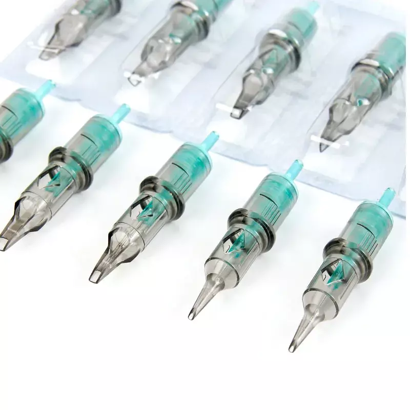 0.25 0.3MM Tattoo Cartridge Needles Microblading Korean Makeup Sterilized Safety Needle For Permanent Makeup Machine Needle Tool