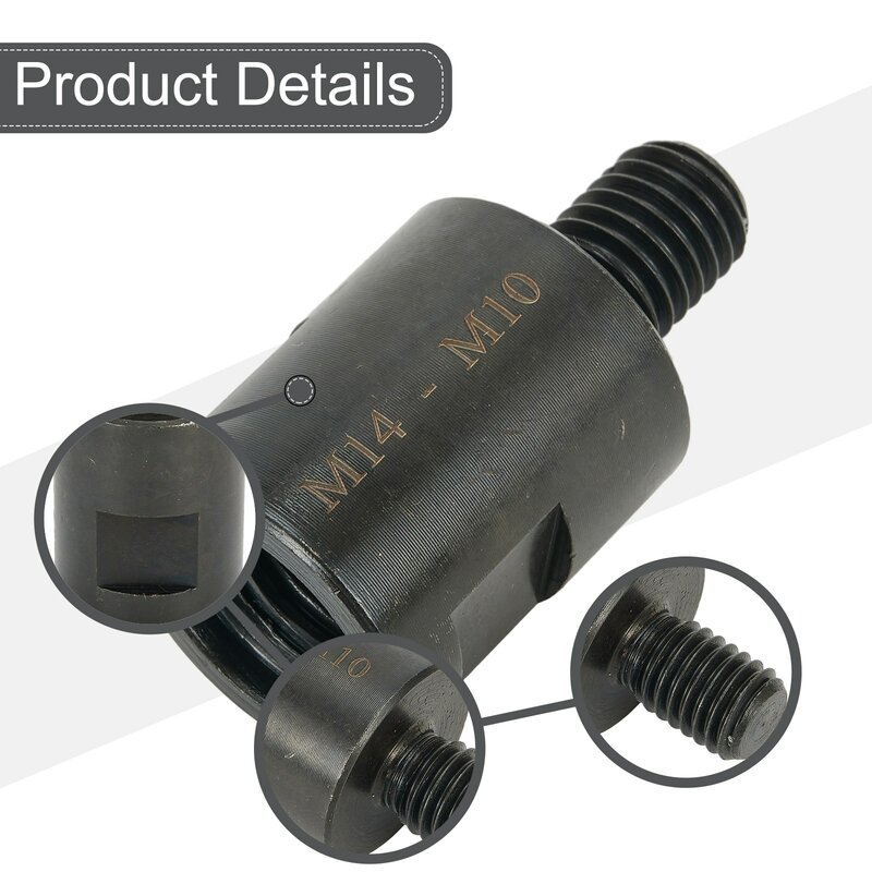 1 buah penggiling sudut dimodifikasi adaptor ulir konektor konverter M14 ke M10 / M10 ke M14 / M14 ke 5-8-11 / 5-8-11 ke M14