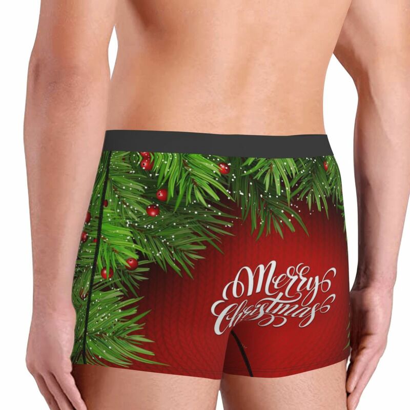 Celana dalam Boxer pria, siang Natal (6) celana dalam sangat tembus udara kualitas tinggi ide hadiah