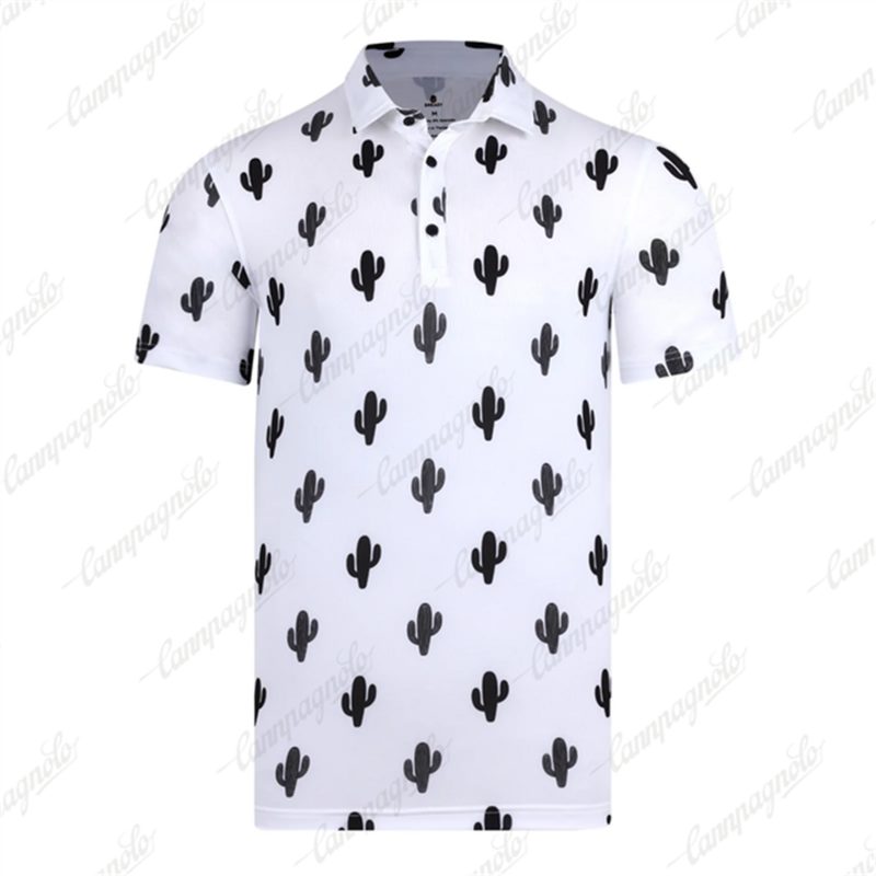 Rolo koszule golfowe mężczyzna T koszula sportowa lato z krótkim rękawem topy szybkie pranie oddychająca koszulka Polo koszulki mtb