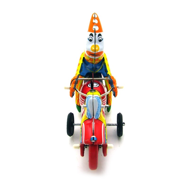 Tin Craft Toy Nostalgiczne nakręcane hiszpańskie motocykle Retro Vintage Ozdoby Dropship