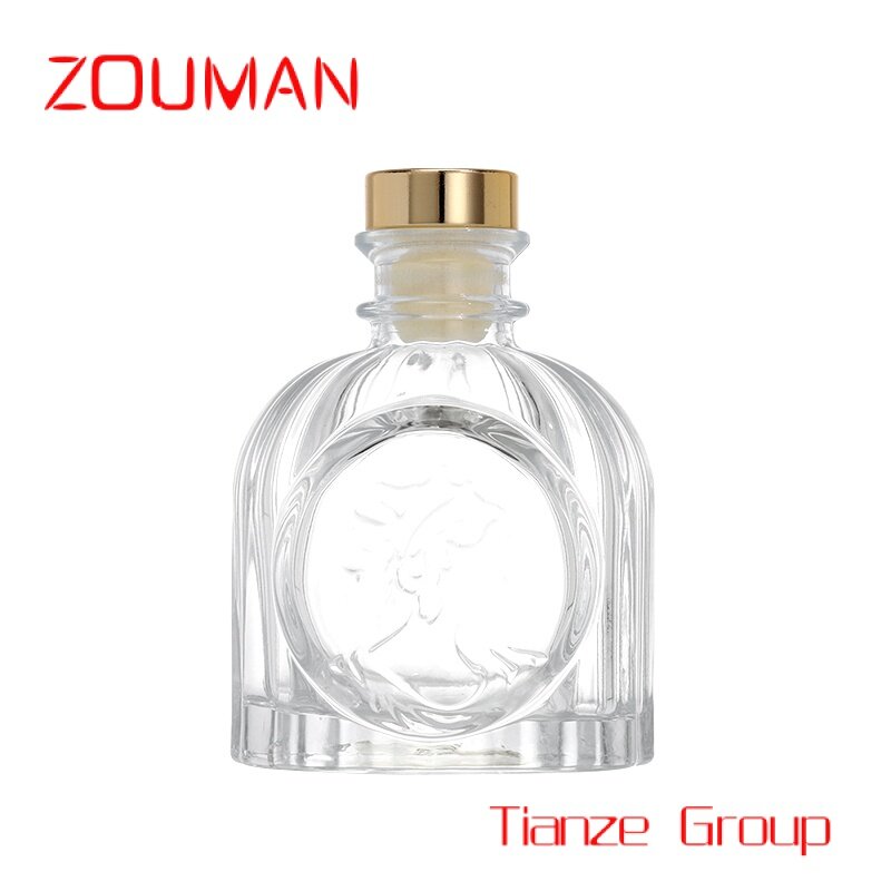 Custom , high-grade 100ml glass bottle perfume aromatherapy bottle rubber stopper