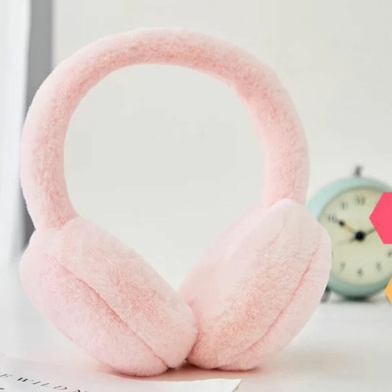 Soft Ear Cover Outdoor Winter Ear-Muffs Cold Protection Earflaps Ear Warmer Foldable Plush Earmuffs