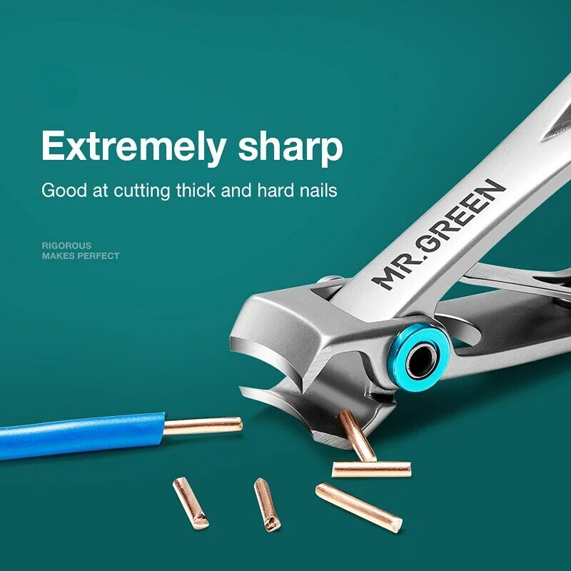 Profissional boca grande máquina de cortar unhas viagem máquina de cortar unhas grosso e duro ferramenta de pedicure