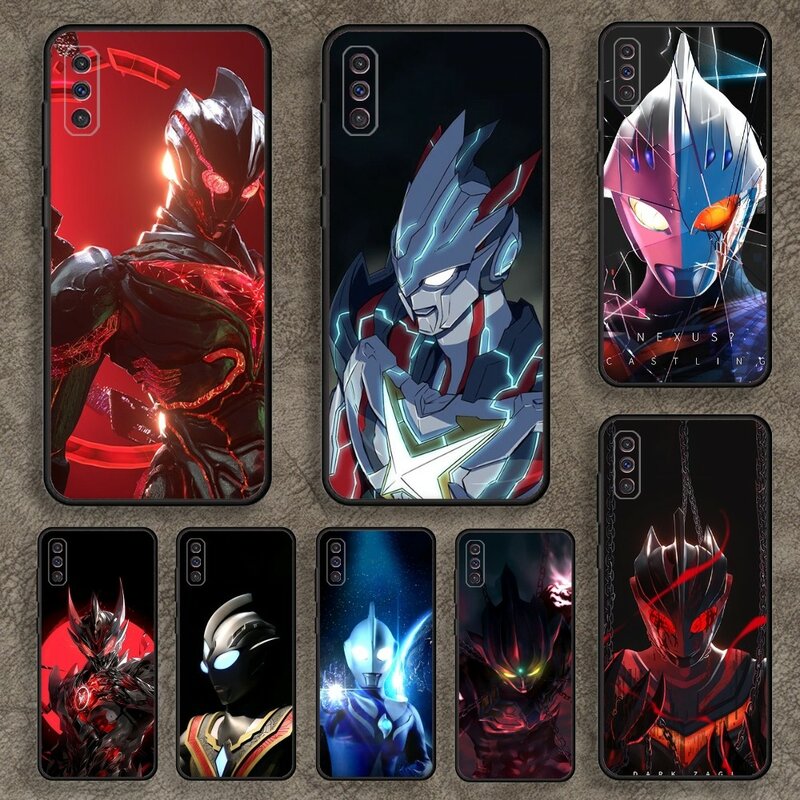 Anime U-Ultramans Phone Case for SamsungA 91,80,73,72,71,70,53,52,51,42,41,40,32,31,30,22,21,20,13 S 4G 5G Soft Black Case