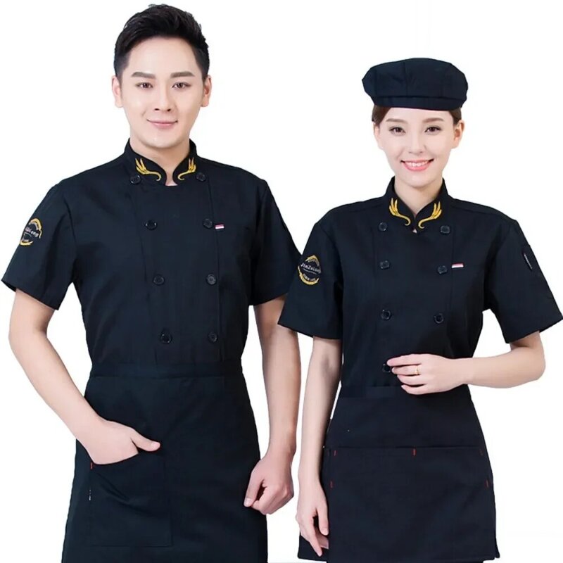 Uniformes de garçom de mangas compridas, clássicos e confortáveis uniformes Chef, Restaurante Profissional, Funcionários