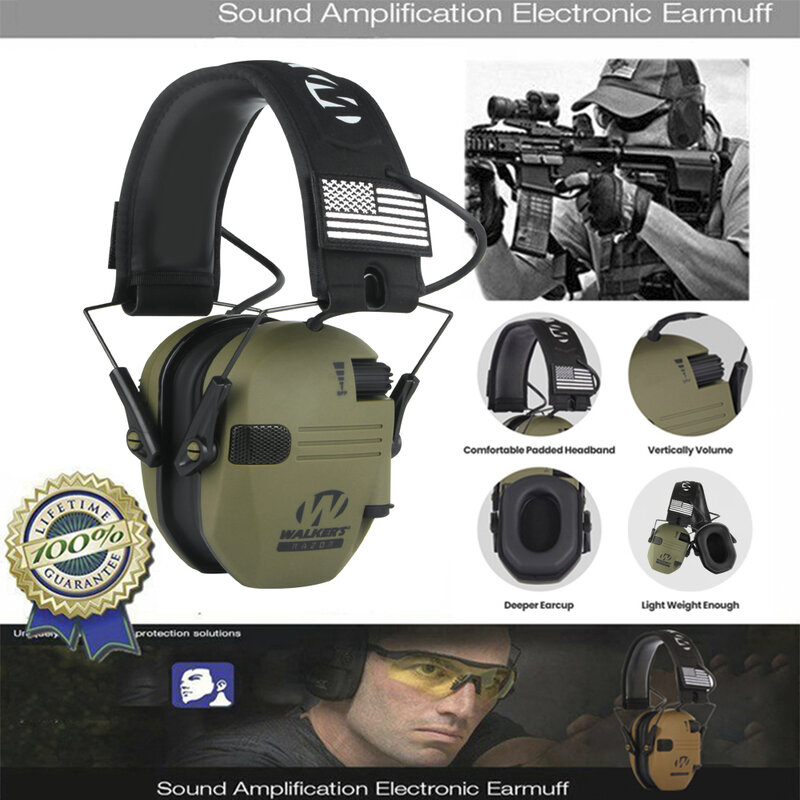 Earmuffs Active Headphones For Shooting Electronic Hearing Protection Ear Protect Noise Reduction Active Hunting Headphone