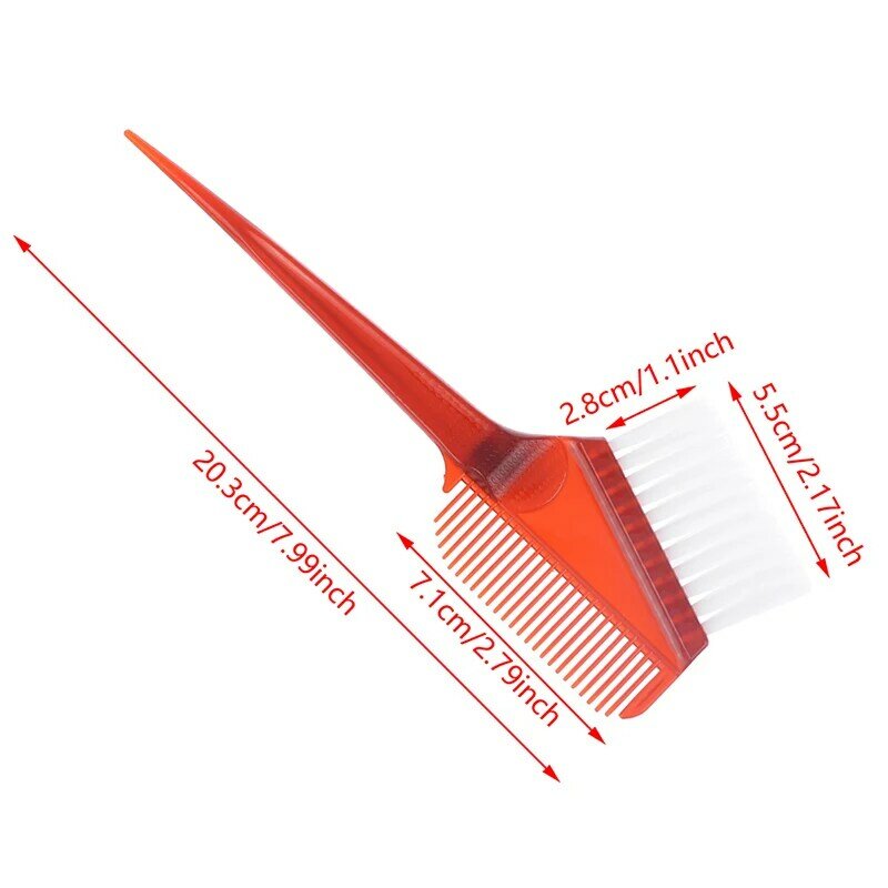 1PC Hair Dye Brush Plastic Hair Color Applicator Brush With Comb Barber Salon Tint Hairdressing Styling Tool