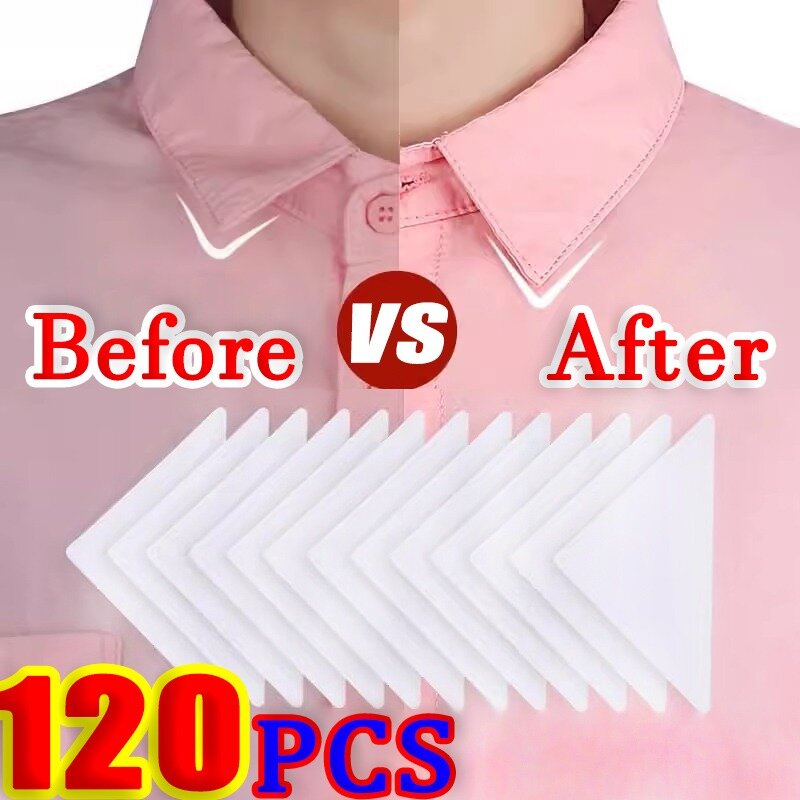 Антирулонная накладка на воротник, наклейки на шею, предотвращают изгиб рубашек поло, фиксирующие накладки на шею-стойку, предотвращают деформацию, Накладка для формирования