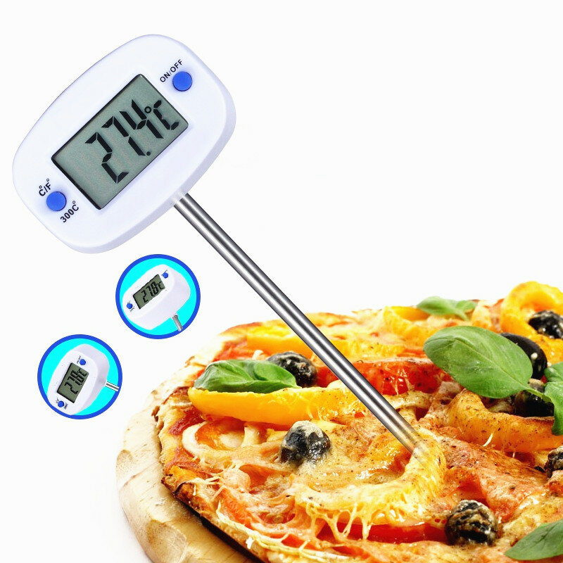 2022 heißer Verkauf NEUE Digitale Elektronische Sonde Kochen Lebensmittel Fleisch Wasser Öl Temperatur Sensor LCD Display für Küche Test Werkzeug