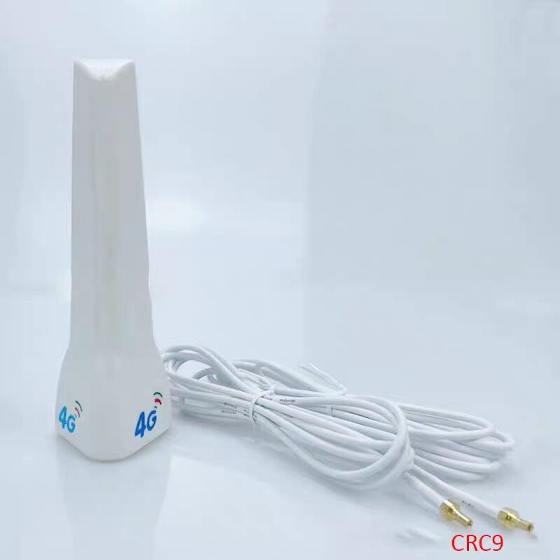 4G LTE External Antenna  Indoor Aerial 29dBi  SMA Male CRC9 TS9 Connector With Dual 2M Meter Extension Cable for Router Modem
