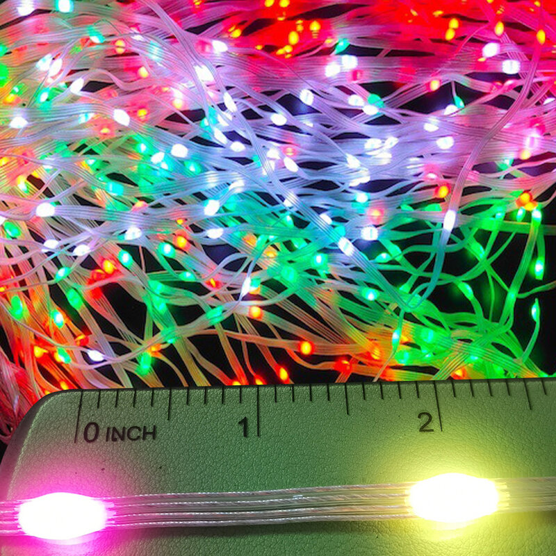 100M2000LEDs 5V 5cm Spacing +/Data/Ground/Return as the 4 wires Dreamcolor Christmas Lights AddressableWS2812B RGBIC Lighting