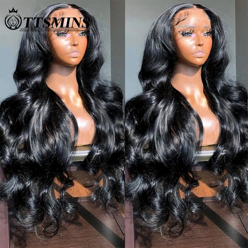 5x5 Glueless Body Wave Wig No Glue Pre Plucked Pre Cut for Beginners Natural Wave Human Hair 13x4 Lace Front Closure Wigs 8"-34"