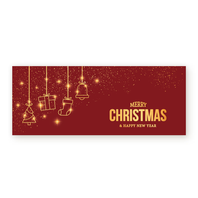 Selo do Feliz Natal Etiqueta, Etiqueta do presente da árvore de Natal, Scrapbooking para a decoração do partido do Natal, 10-30Pcs