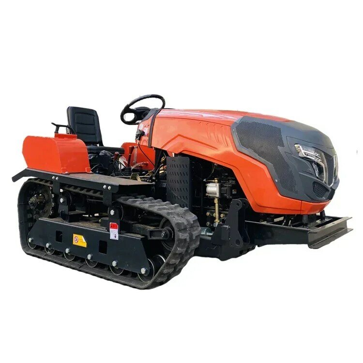 Tractor agrícola duradero de alta calidad, microcultivador de orugas con cargador frontal, varios cultivos agrícolas, barato