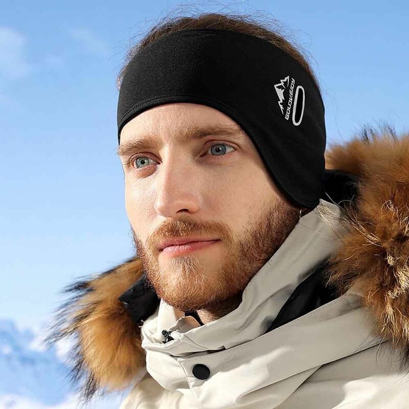 Winter Skiing Earmuffs New Adjustable Windproof Ear Warmers Cold Protection Non-Slip Hair Band Outdoor Sports