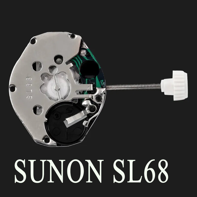 Sunon SL68 jam tangan kuarsa asli, suku cadang pengganti gerakan 2035 pengganti presisi 3 Tangan