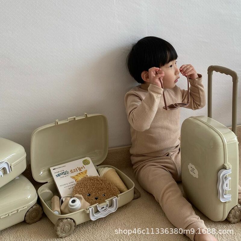 Urocza odzież dla dzieci Mini odtwarzacz do przechowywania na zewnątrz bagaż podróżny pokrowiec na wózek na rolkach