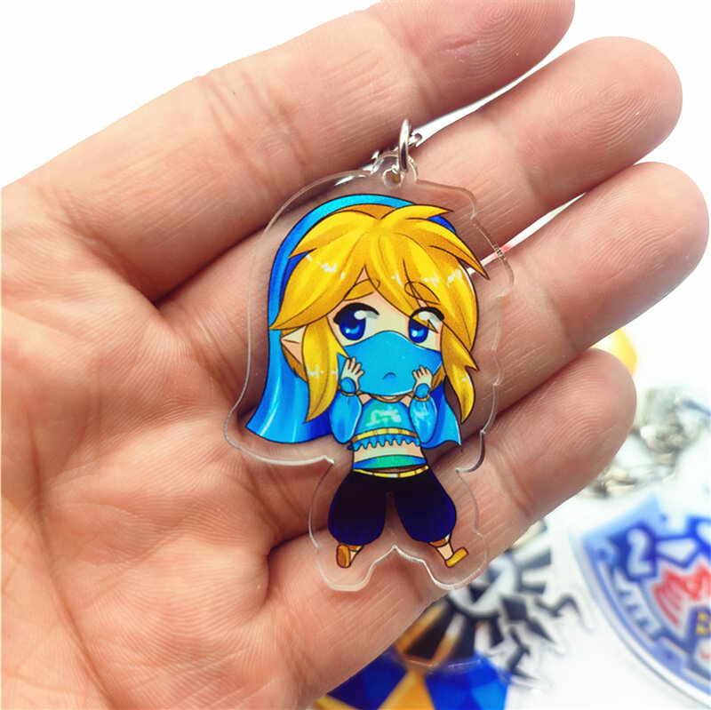 Anime Spel Tranen Van Het Koninkrijk Link Cosplay Acryl Sleutelhanger Sleutelhanger Hanger Prop Accessoires Cadeau