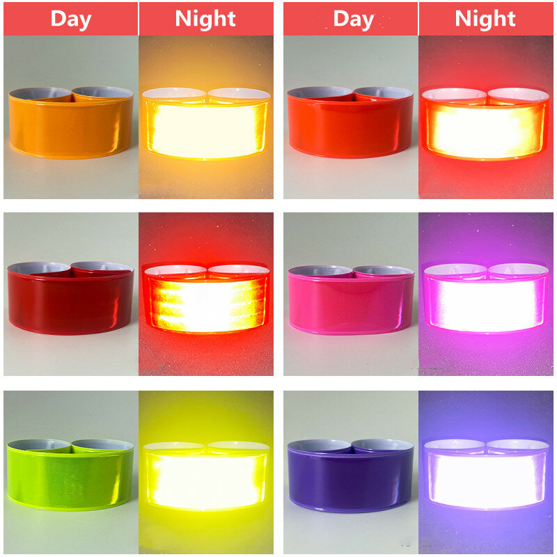 Reflective Bands for Kids Night Security Walking Running Cycling Safety Bracelets Reflector for Things Wristbands Armbands 1Pc