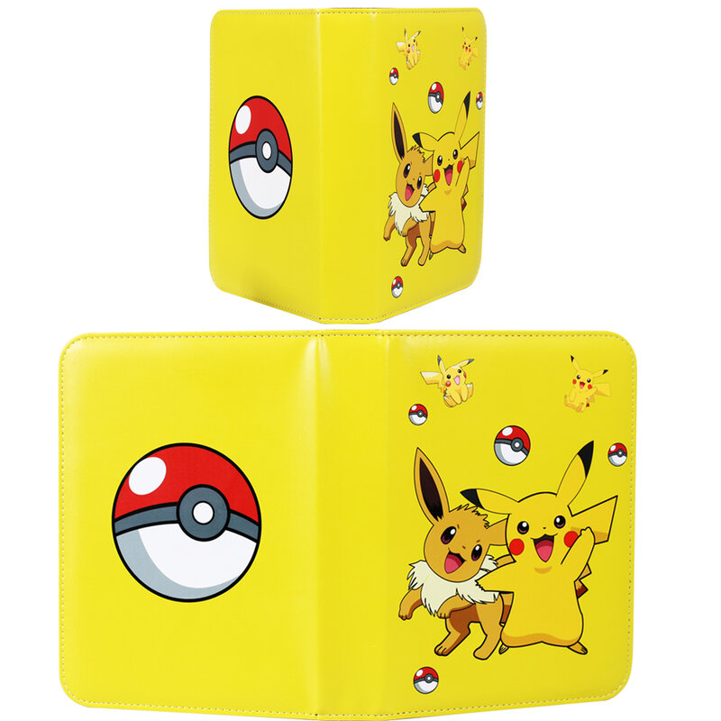 TOMY Pokemon Binder Cards collector Album Anime Game Card Protection estuche de almacenamiento portátil Top Loaded List Toy Gift