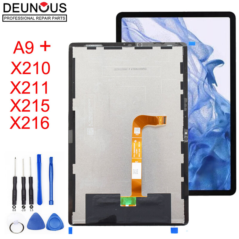 Nuovo 11 "per Samsung Galaxy Tab A9 + A9 Plus X210 X211 SM-X210 Display LCD Touch Screen Panel Digitizer Assembly Replcement Part
