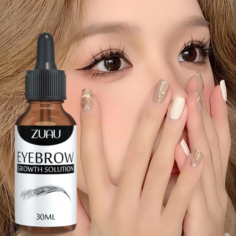 30ml Seven Days Eyelash Fast Growth Solution Thicken Eyelashes Natural Curl Enlarge Eyes Eyelash Eyebrow Serum Cosmetics
