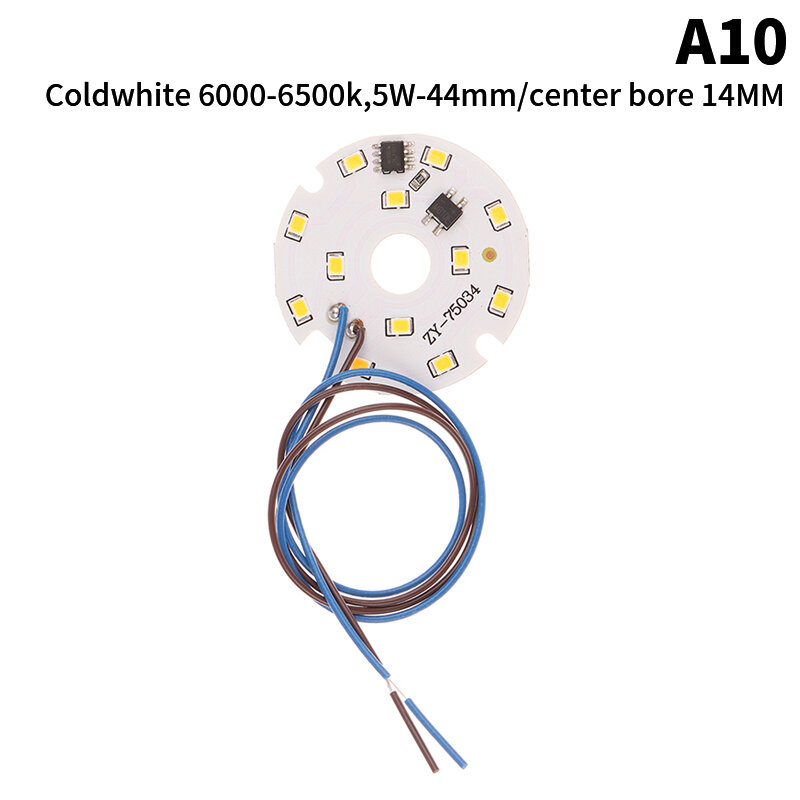 2W 3W 6W AC 220V Circular Pendant Light Renovation Patch Cold Warm White Lamp Beads For Bulb No Need Driver LED Chip