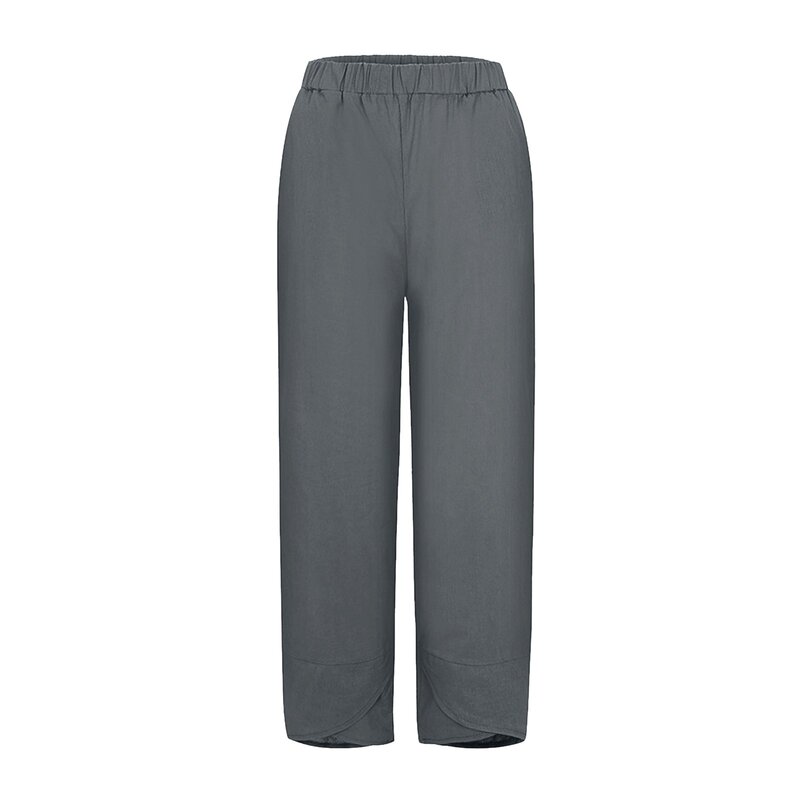 Pantalon de travail pour femmes, décontracté, avec poches, à la taille, solide, élastique, pour voyage