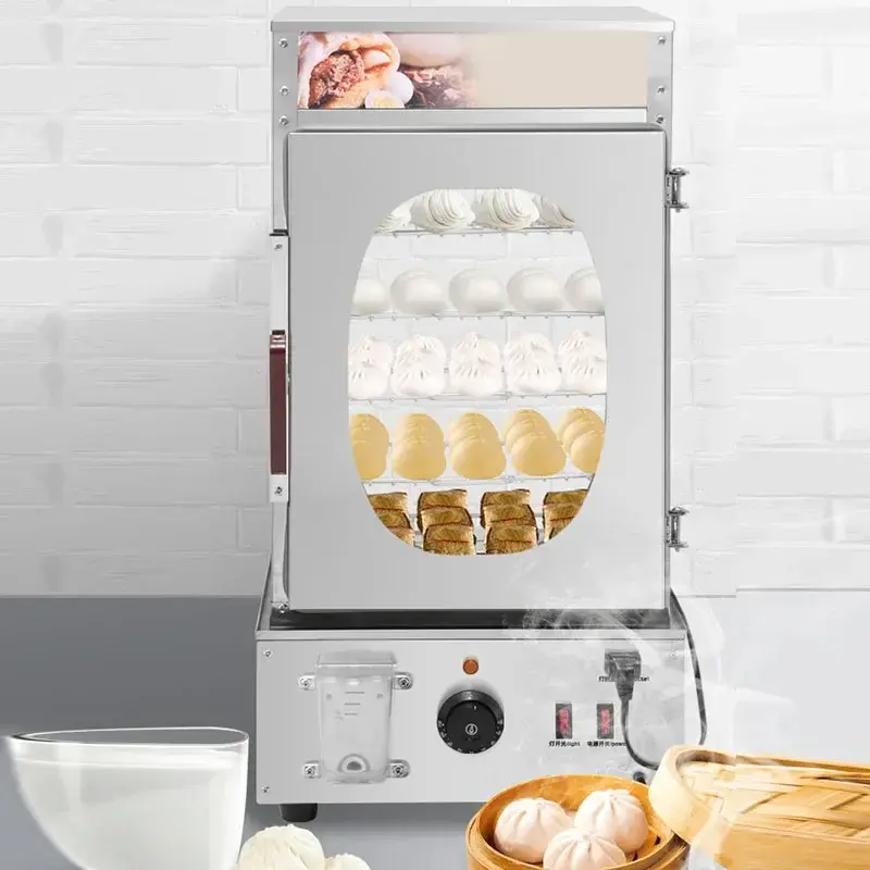Stomende Oven Commerciële Desktop Stomende Broodje Machine Supermarkt Stomende Kast Isolatie