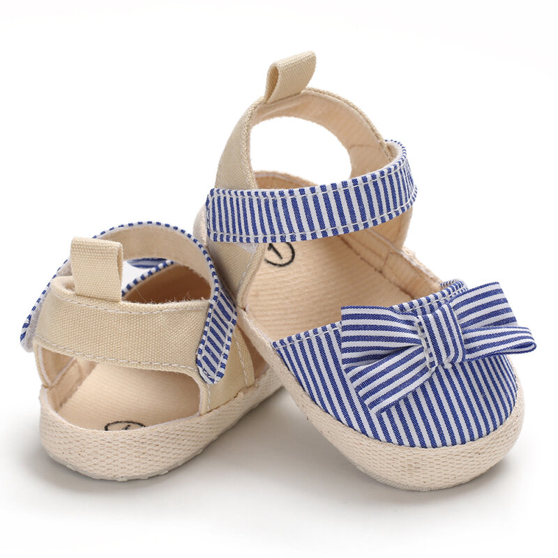 ทารกแรกเกิดเด็กวัยหัดเดินรองเท้าเด็กผู้หญิงเด็กรองเท้าดอกไม้โบว์เด็ก Sole รองเท้าผ้าใบ Walker แรก0-18เดือน