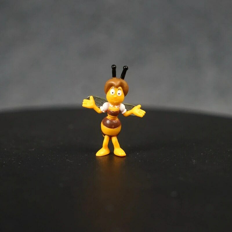 Maya The Bee Willy Flip Ben เบน Beatrice หุ่นตัวการ์ตูนน่ารักโมเดลผึ้งมินิเครื่องประดับตุ๊กตาสะสมของเล่นของขวัญสำหรับเด็ก