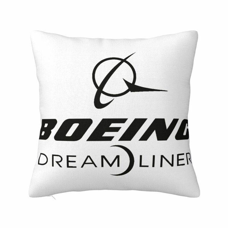 Boeing-funda de almohada cuadrada Dreamliner, para sofá, 787