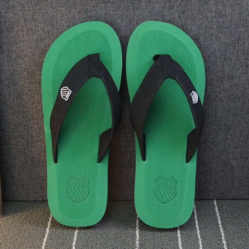 ฤดูร้อนชาย Flip Flops รองเท้าแตะเดินหาดลื่น Chanclas รองเท้าแตะภายในบ้าน Anti-Slip Zapatos Hombre 2022