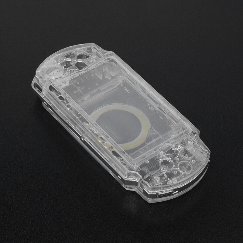 Funda protectora para consola de juegos Sony PSP1000, repuesto con botón y tornillo, carcasa completa para PSP 1000