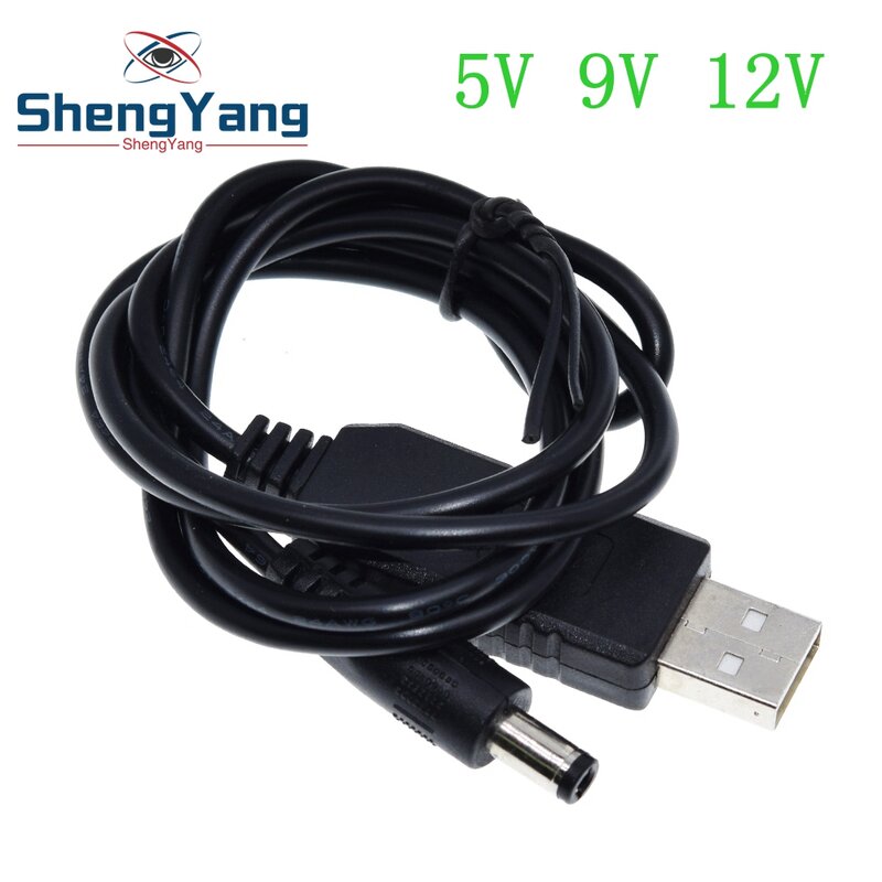 Tzt USB Power Boost Line DC 5V zu DC 9V/12V Step Up Modul USB Konverter Adapter kabel 2,1x5,5mm Stecker