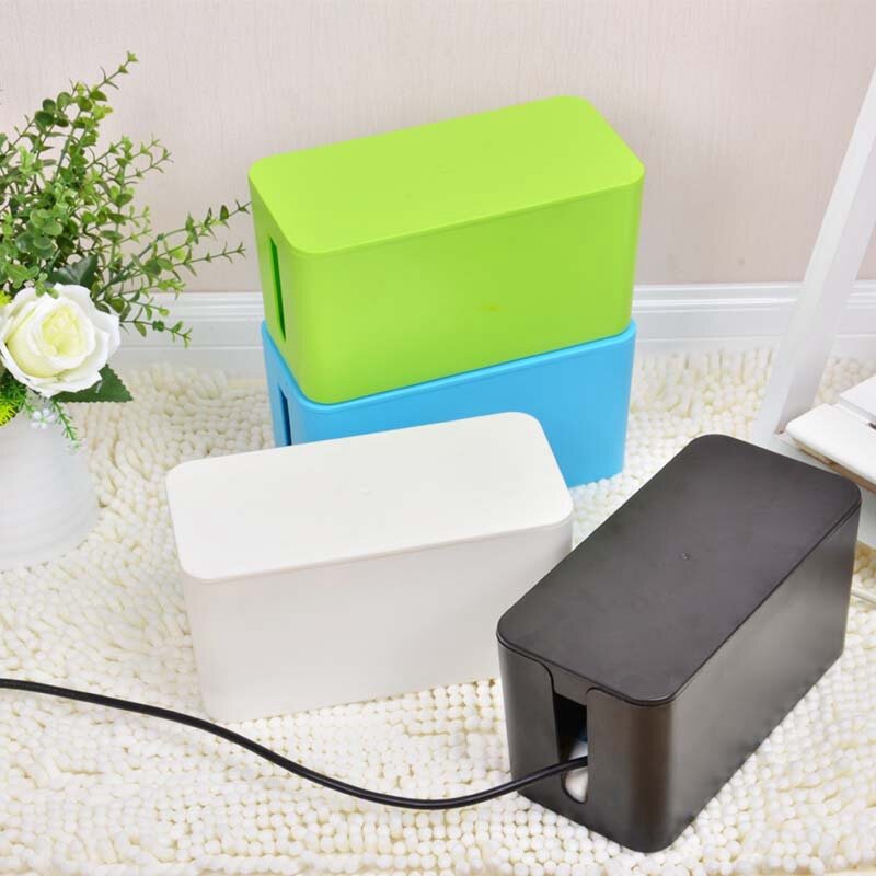 Cable Management Box,Cord Organizer Box For Home&Office System To Cover And Hide-Power Strips-Cords,Surge Protector