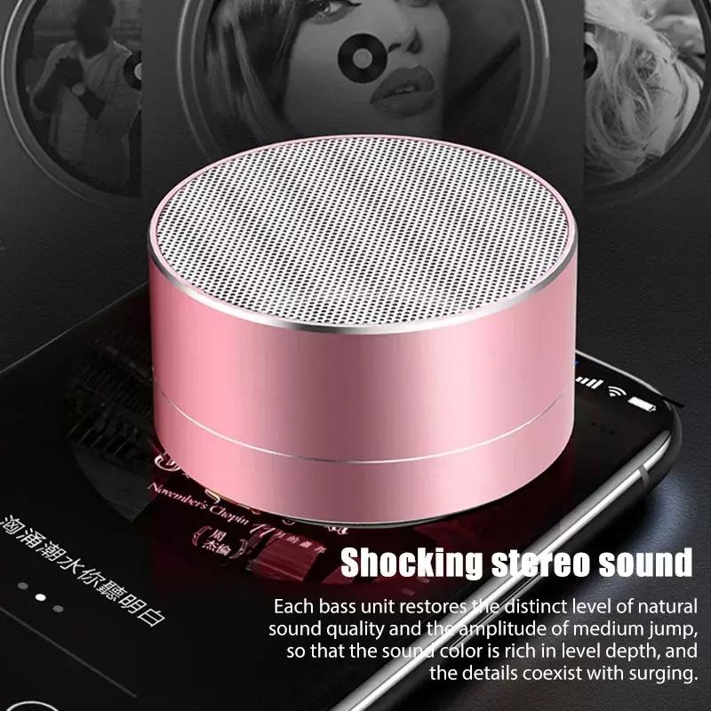 For Broadcasting TF Card USB Outdoor Lawn Wireless enceinte bluetooth Loudspeaker Bluetooth Mini Portable Speaker Sound System
