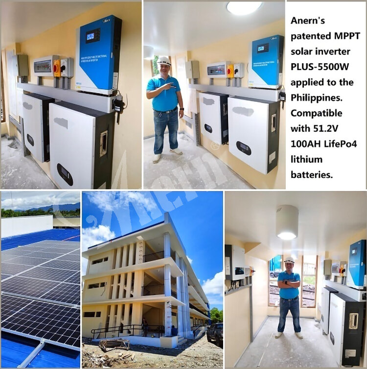 5000w 48v hybrid solar inverter 5kw with MPPT for solar power system for home and government