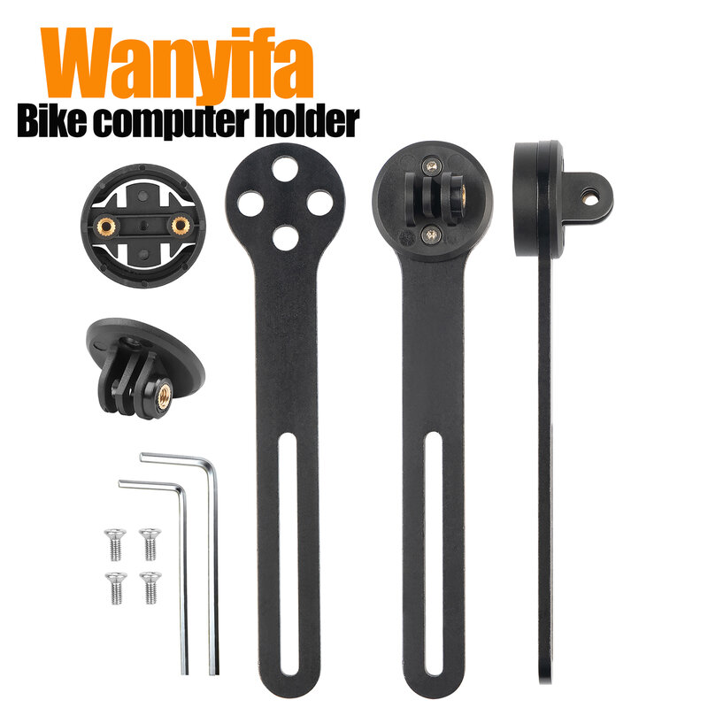 Wanyifa 자전거 속도계 마운트, 알루미늄 합금, MTB 액세서리, 거치대 자전거 브래킷