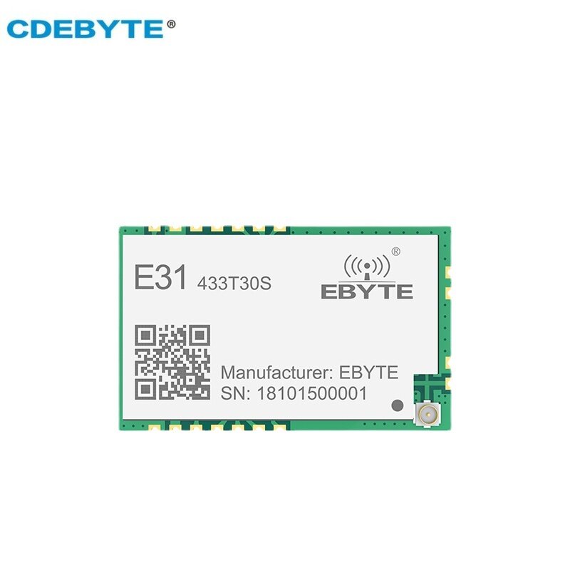 무선 UART 수신기 트랜시버 모듈, CDEBYTE E31-433T30S, 30dBm, 8.6km 장거리 RF 송신기, 1W SMD, AX5243, 433MHz