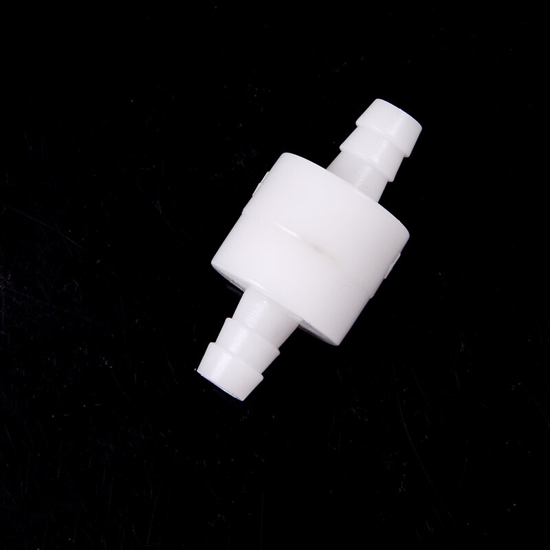 8mm 1/4 "plastik putih katup cek satu arah untuk udara cair Gas Diesel bahan bakar