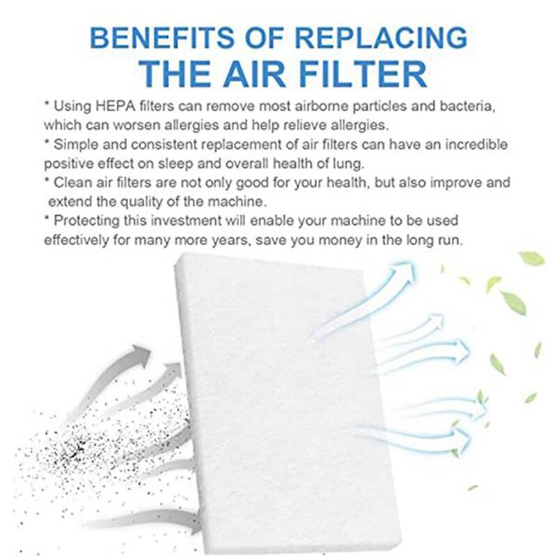 30Pcs Disposable Air Filters Premium Disposable Universal Replacement Filters for ResMed AirSense 10 AirCurve10 S9