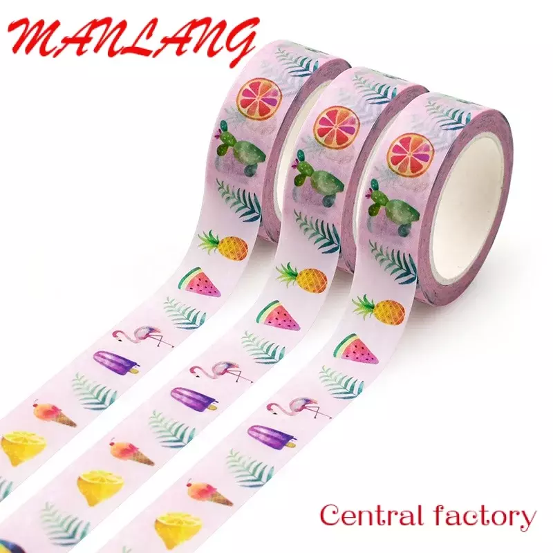 Nastro washi personalizzato che fa nastro adesivo design assortito washi tape