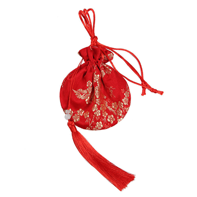 Bolso de estilo chino para colgar en el cuello, bolsa fragante bordada para coche, Artemisia, repelente de mosquitos, bolsa fragante antigua