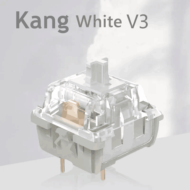 غيبوي كانغ-الميكانيكية لوحة المفاتيح الخطي التبديل ، 3 دبوس مخصص الكرز رغب سمد الألعاب متوافق الساخن مبادلة مكس مفاتيح ، الأبيض V3