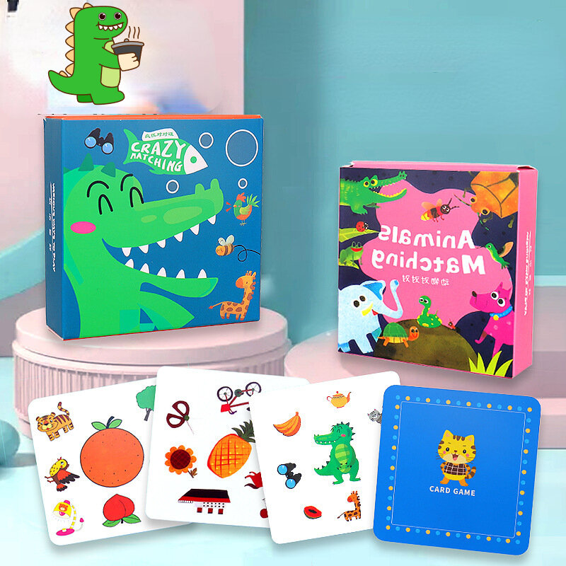 Kids Flash Cards Baby Montessori Visual Stimulation Card Educational Toys Hand-Eye Coordination Cognitive Learning Toys