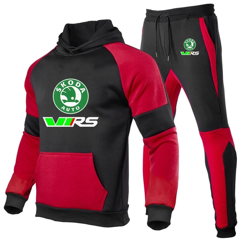 Спортивные брюки для Skoda Rs Vrs, мужские Модные Разноцветные спортивные брюки, изысканный спортивный костюм для отдыха, Wrc